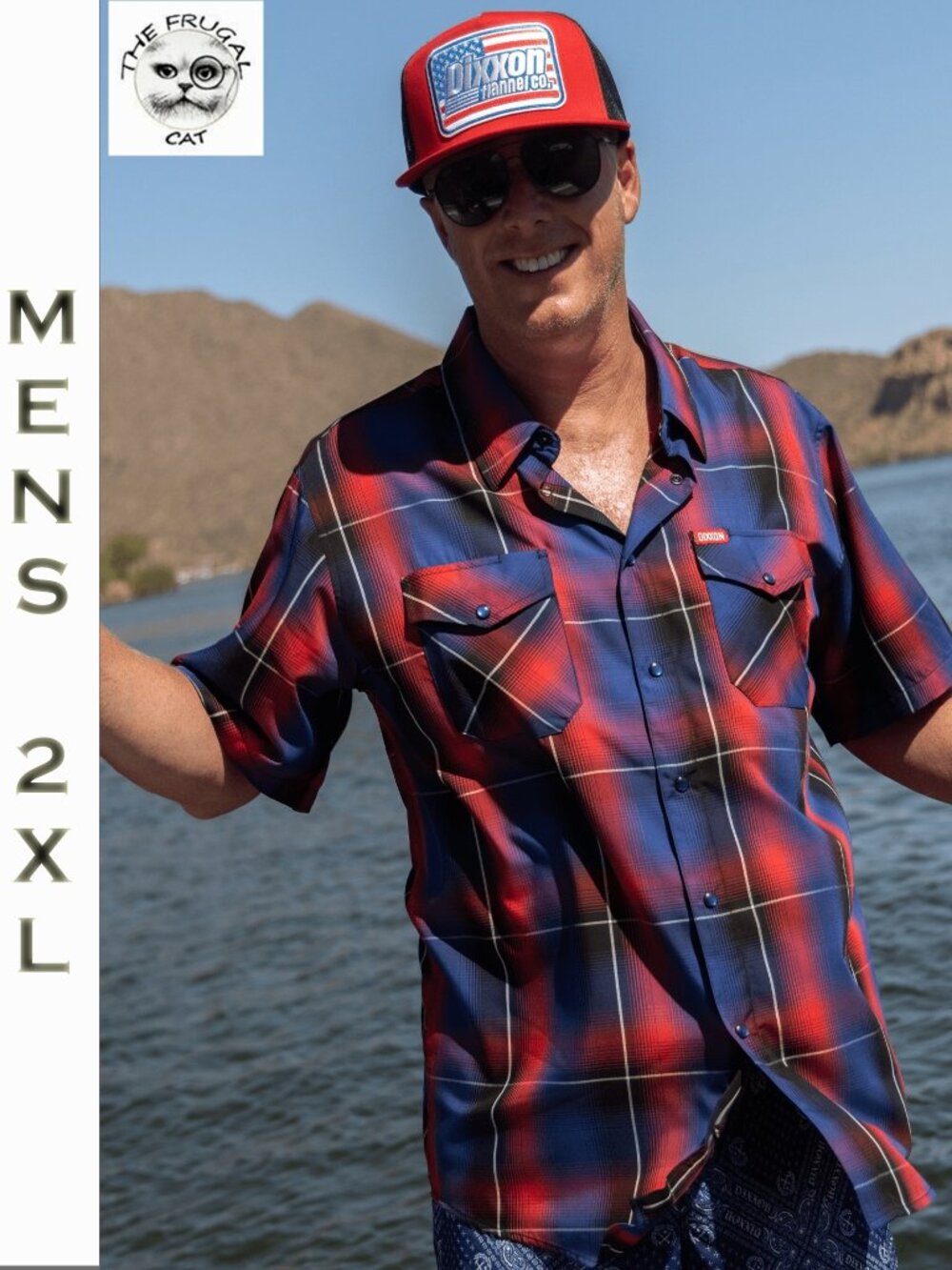 DIXXON FLANNEL - HEARTLAND Bamboo Shirt SS - Men's 2XL